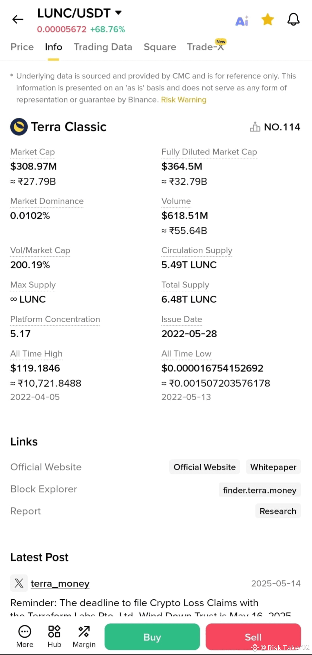 🔥 The Real Truth Behind $LUNC — The $119 Myth EXPLAINED |  ProfessorCrypto01 on Binance Square