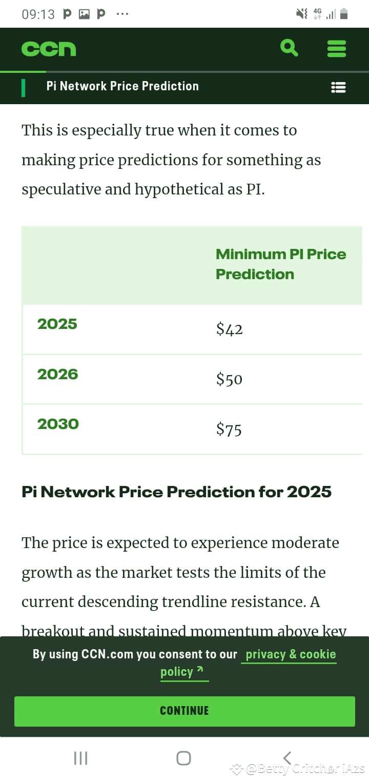 Pi Network Price Prediction 2025: Despite launching in | Charla Didi on  Binance Square