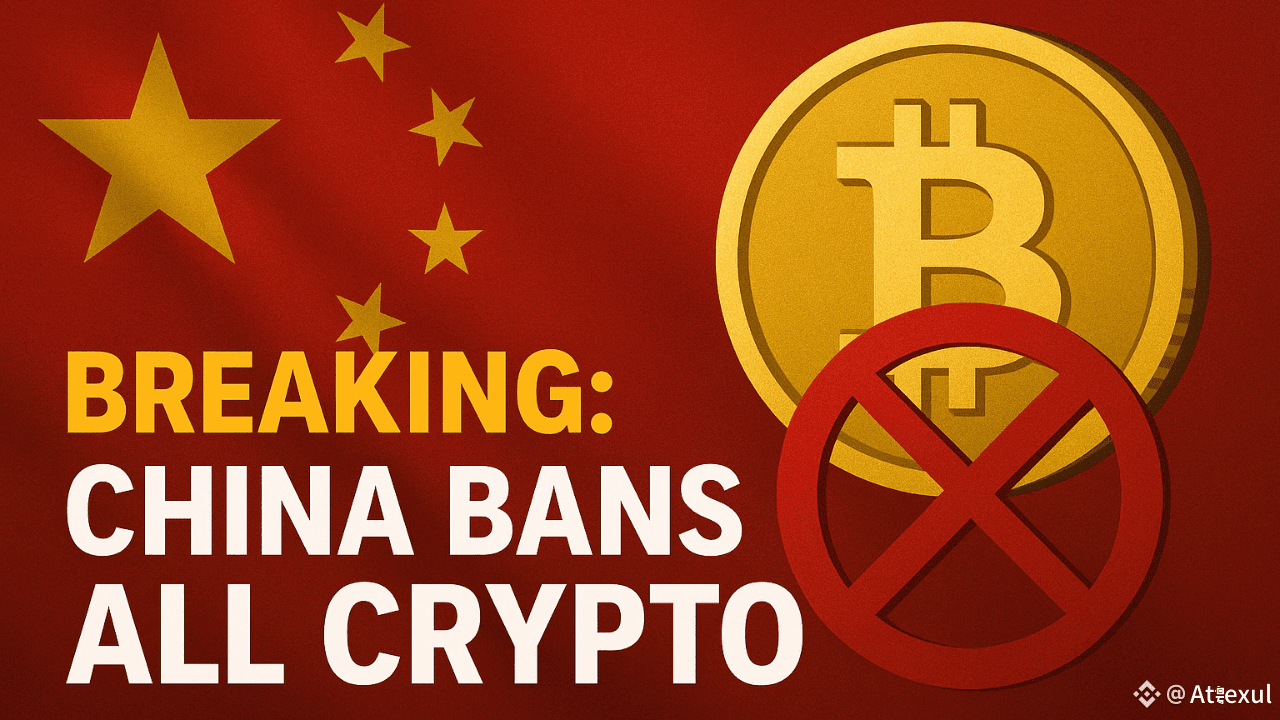 BREAKING: China Bans All Crypto. What Happens Now? | Attexul on Binance  Square