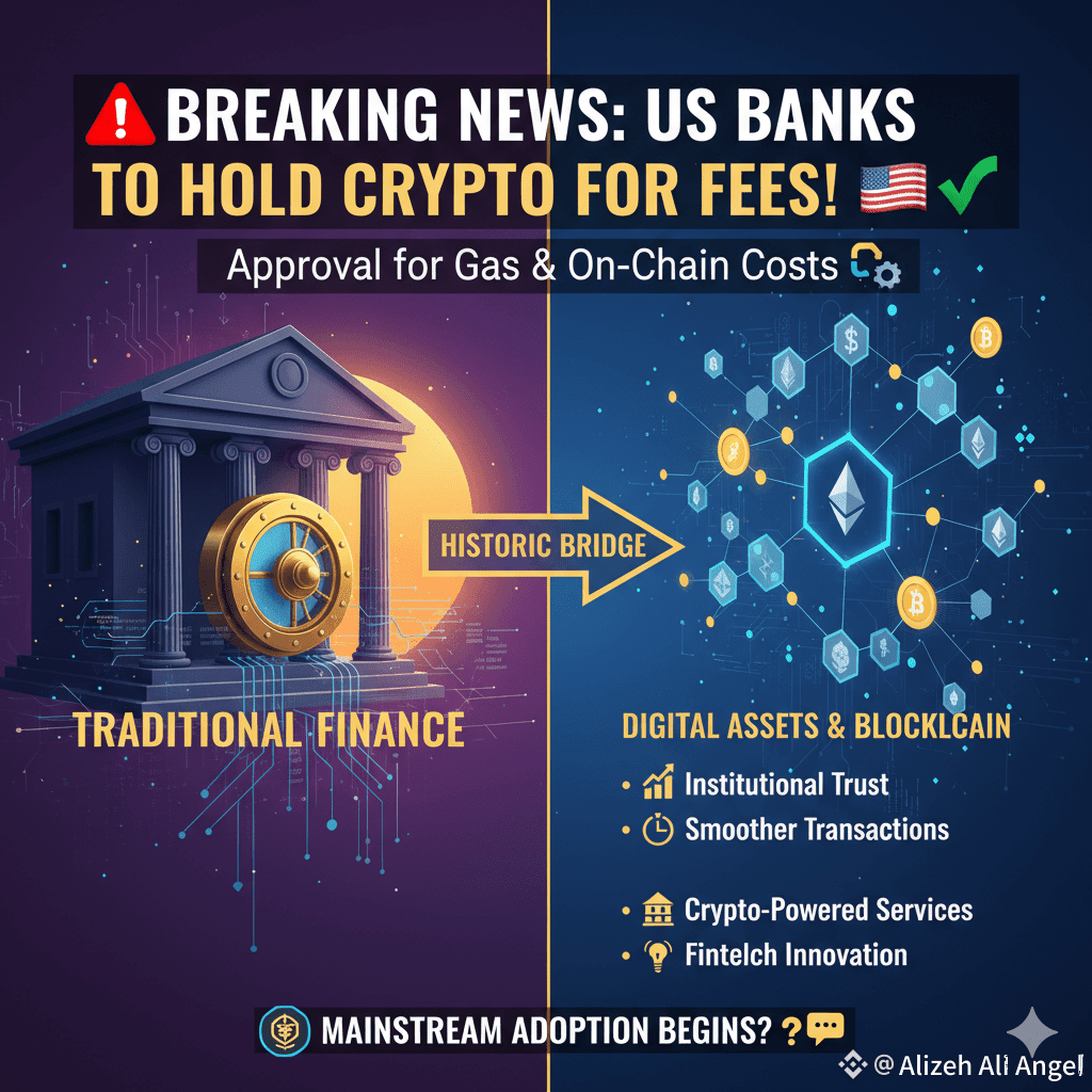 🚨 BREAKING NEWS: A Historic Move in U.S. Banking! | Alizeh Ali Angel on  Binance Square