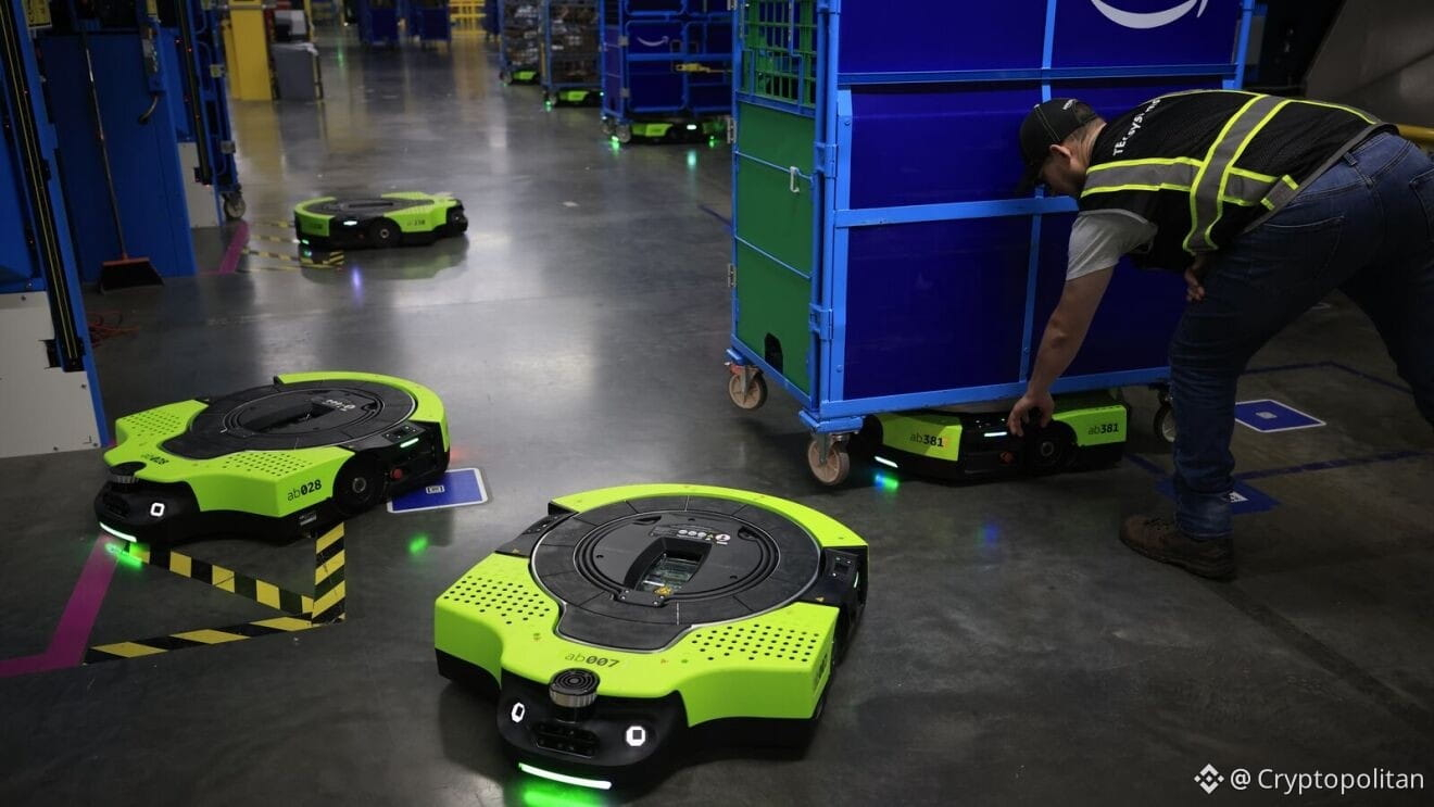 Amazon's new Proteus robot takes voice commands and roams warehouses.