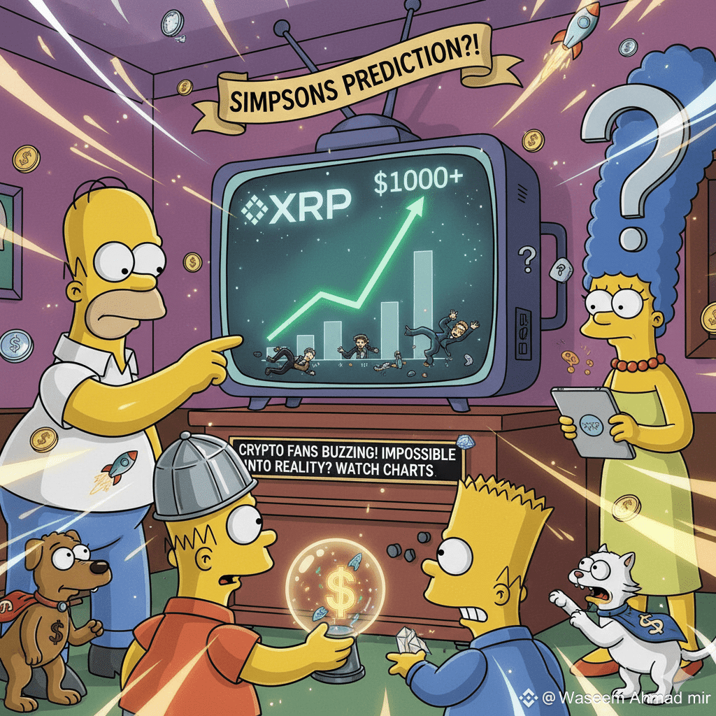 The Simpsons & $XRP? 😲 People are talking — could The | Waseem Ahmad mir  on Binance Square