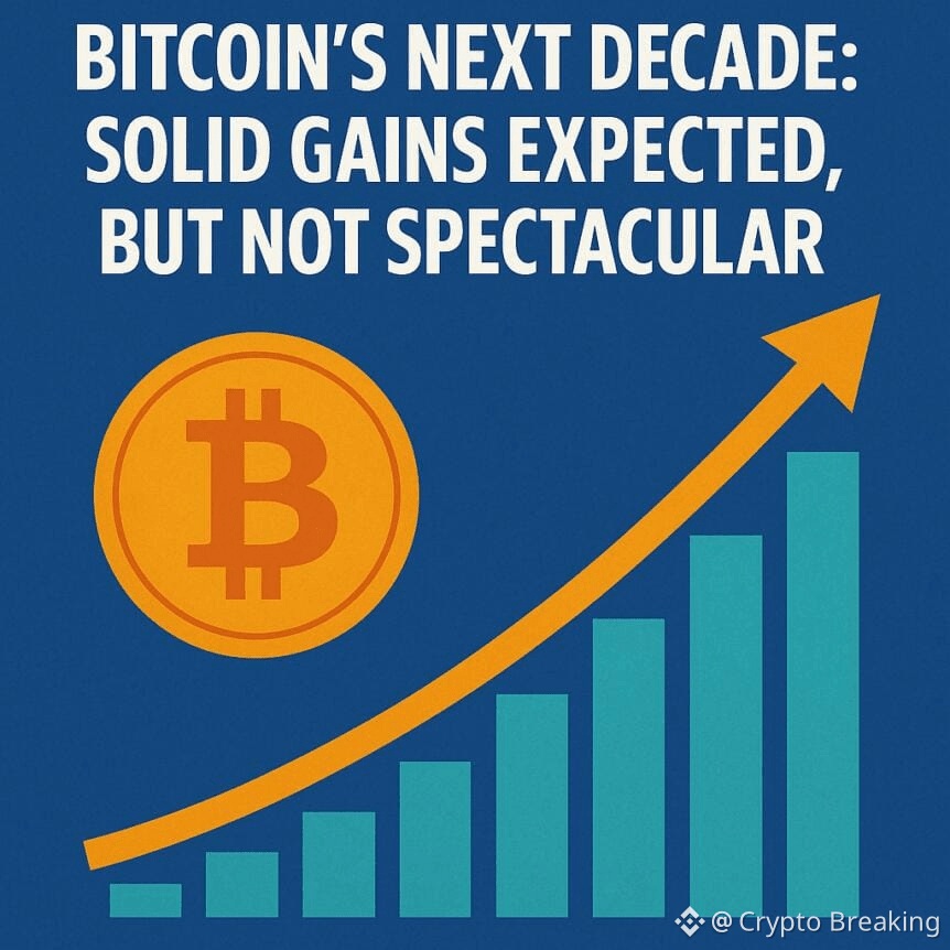 Bitcoin's Next Decade: Solid Gains Expected, But Not Spectacular