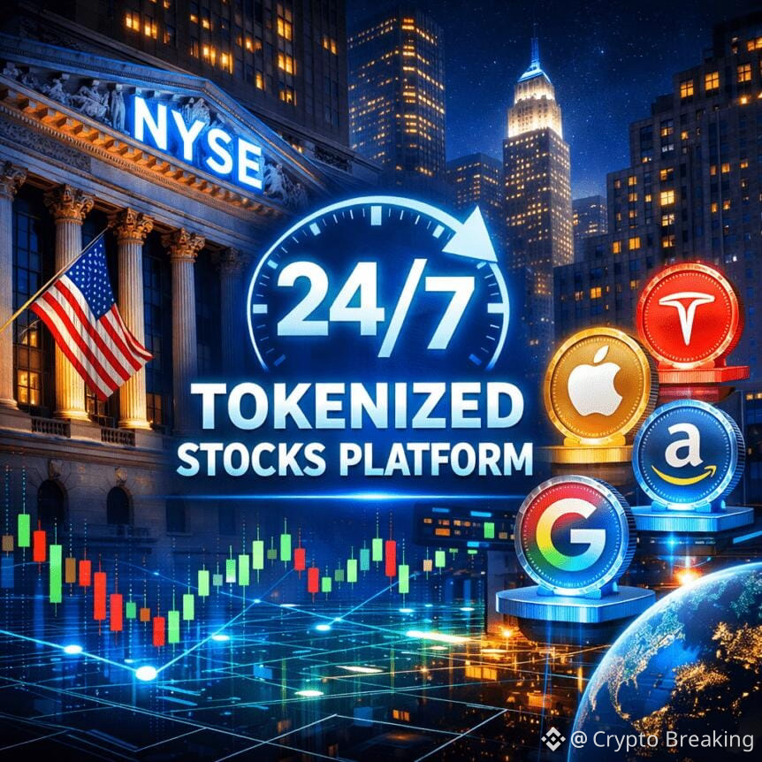 Nyse Debuts 24/7 Tokenized Stocks Platform