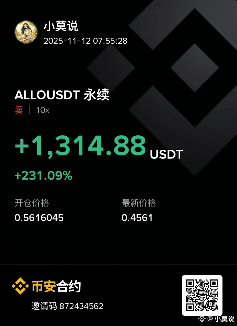 ALLO 这个昨天上线的新币，挺多宣发的，看见很多kol都在说，而且空投也不少，想着抛压大，就空了。 本来睡前反弹的|