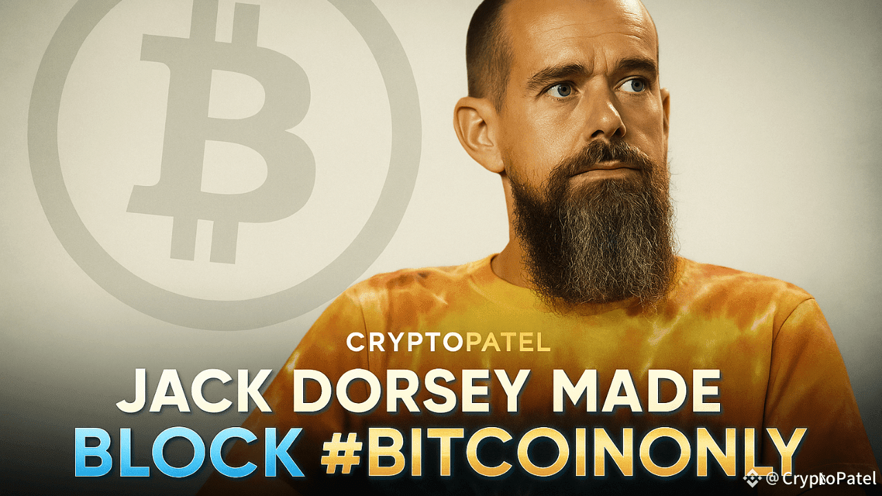 BREAKING: Jack Dorsey Goes FULL Bitcoin Only! | CryptoPatel on Binance  Square