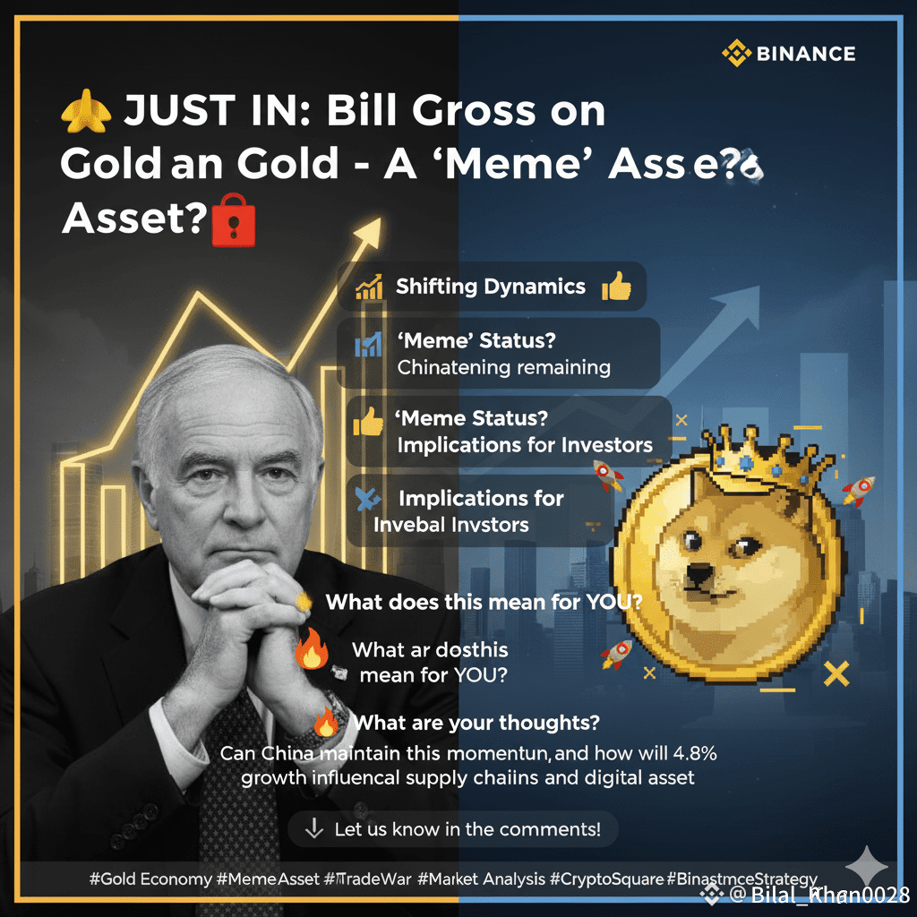 📢 JUST IN: Bill Gross on Gold - A 'Meme' Asset? 🚨 The lege | Bilal ...