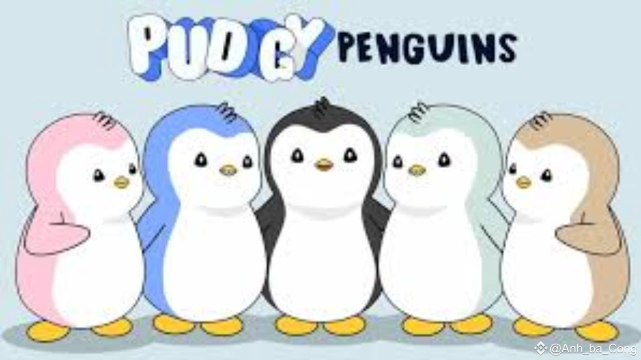 Pudgy Penguins and PENGU Drop Sharply After Abstract Network Launch |  Anh_ba_Cong on Binance Square