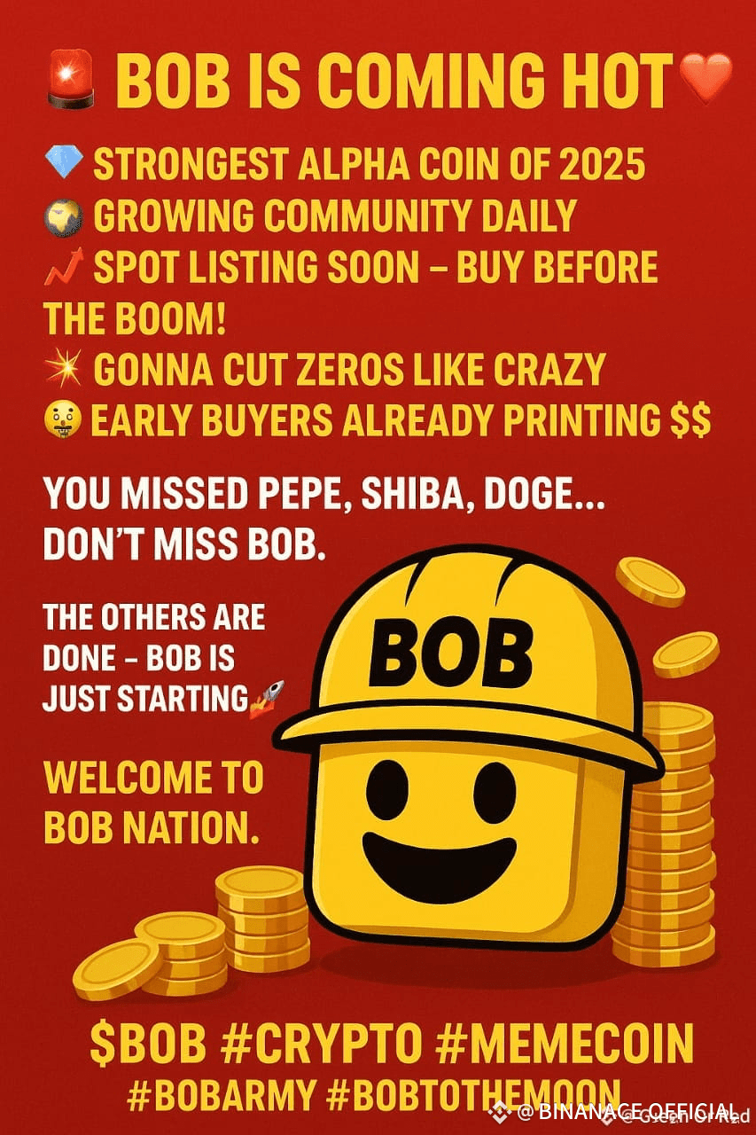 BOB The Next Big Alpha Coin of 2025 Rapidly growing | A-HADI on Binance  Square