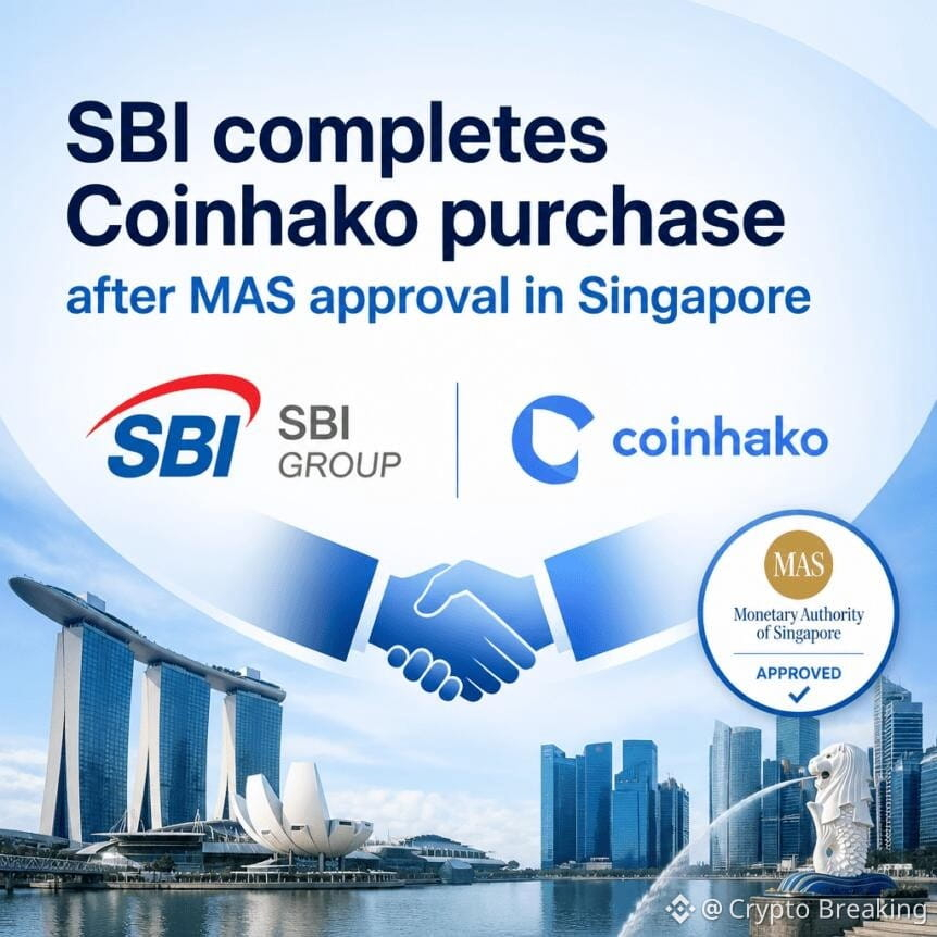 Sbi Completes Coinhako Purchase After Mas Approval In Singapore
