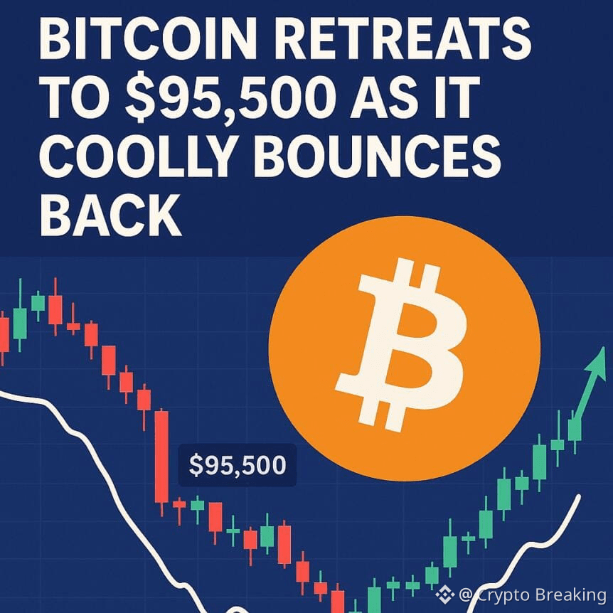 Bitcoin Retreats To $95,500 As It Coolly Bounces Back