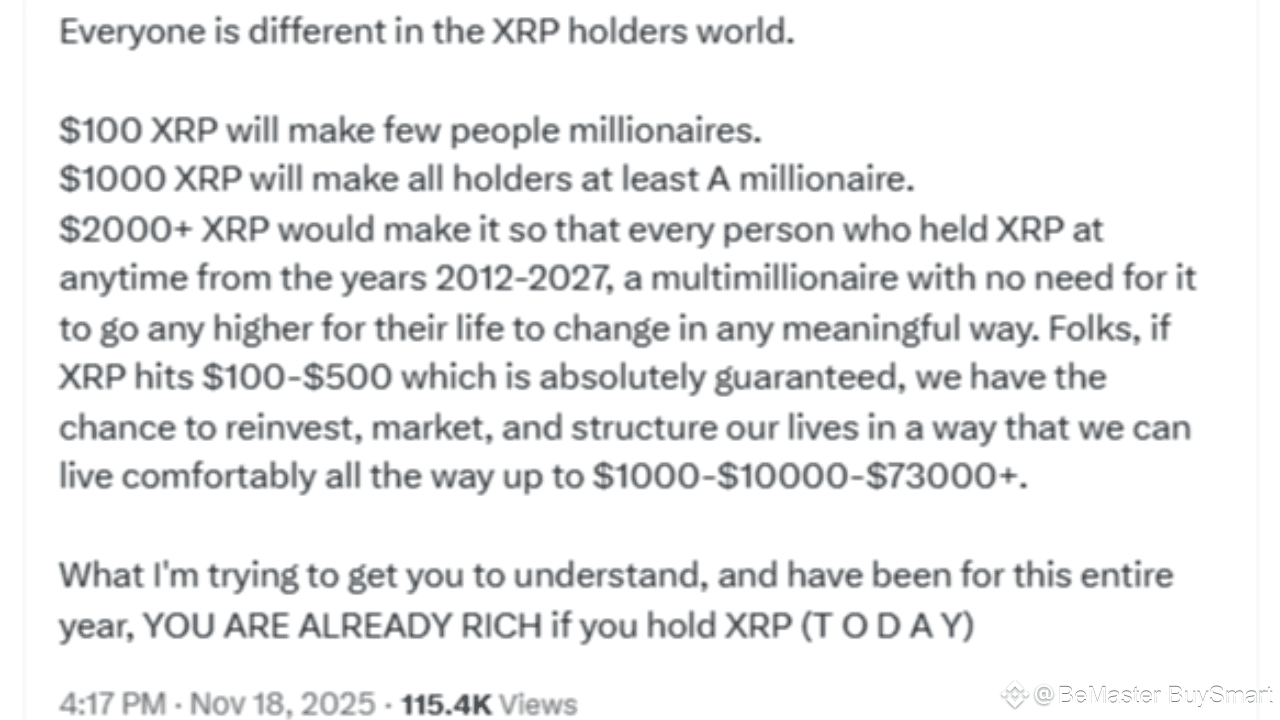 Time Traveler: $1000 XRP Will Make All Holders At Least A Millionaire |  BeMaster BuySmart on Binance Square