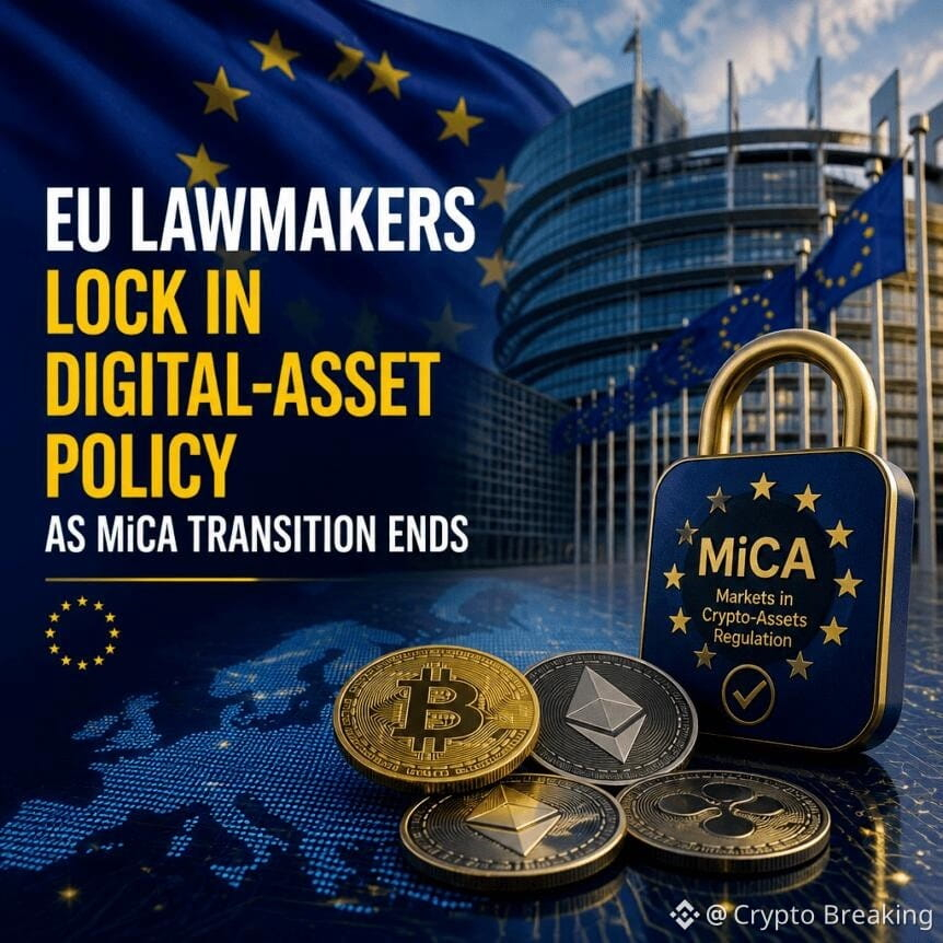 Eu Lawmakers Lock In Digital-Asset Policy As Mica Transition Ends