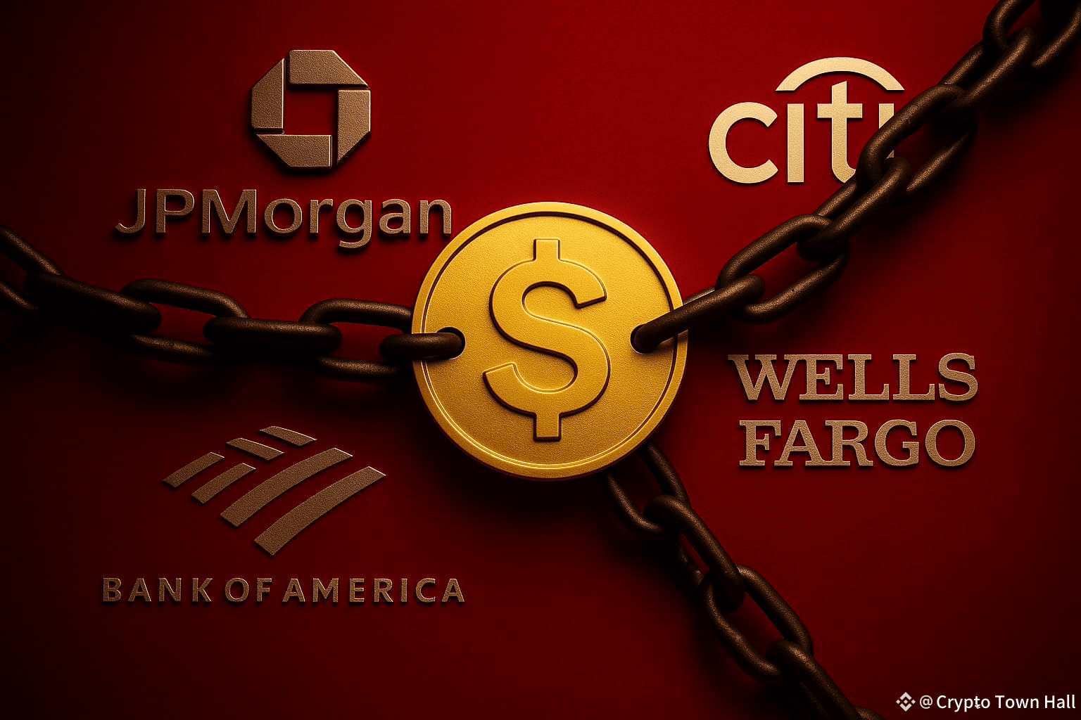 JPMORGAN, BOFA, WELLS & CITI EXPLORE JOINT U.S. STABLECOIN | Crypto Town  Hall on Binance Square