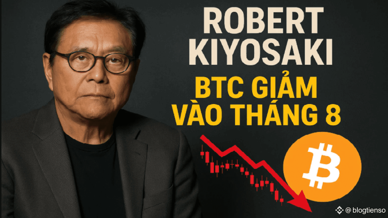 罗伯特·清崎预测比特币价格可能在八月下降| blogtienso发布于币安广场