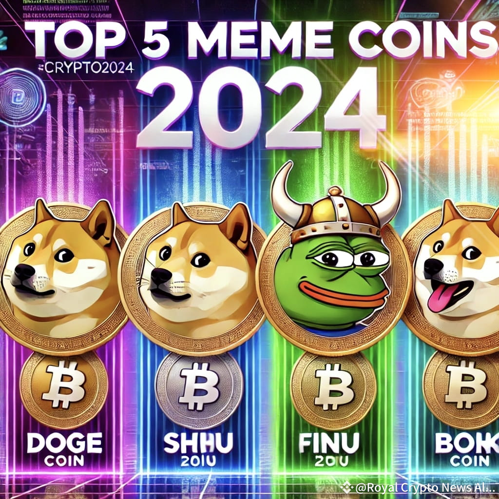 🔥 Top 5 Trending Meme Coins in 2024 🤑 Meme coins are | Malik Imperial  Crypto Insights on Binance Square