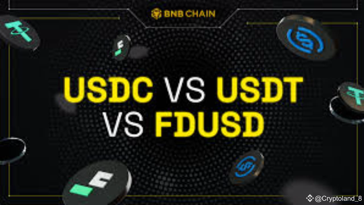 USDT 對比TUSD 對比BUSD 對比FDUSD！ | 幣安廣場上的Cryptoland_88