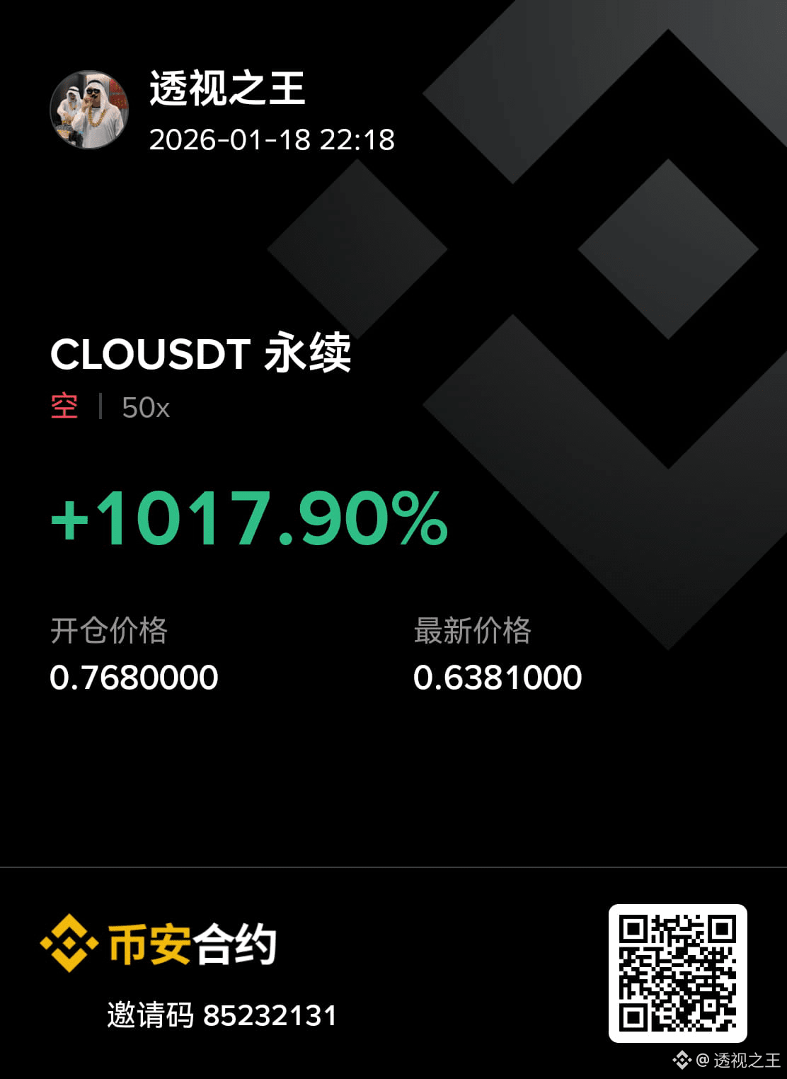 透视之王s profil | Binance Square