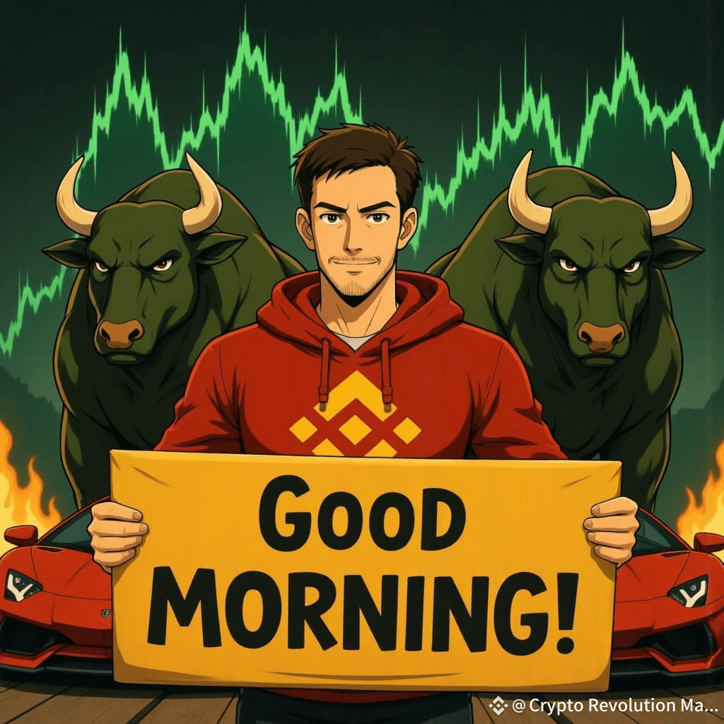 Good morning everyone. Wish you a green, profitable, and | Crypto  Revolution Masters on Binance Square