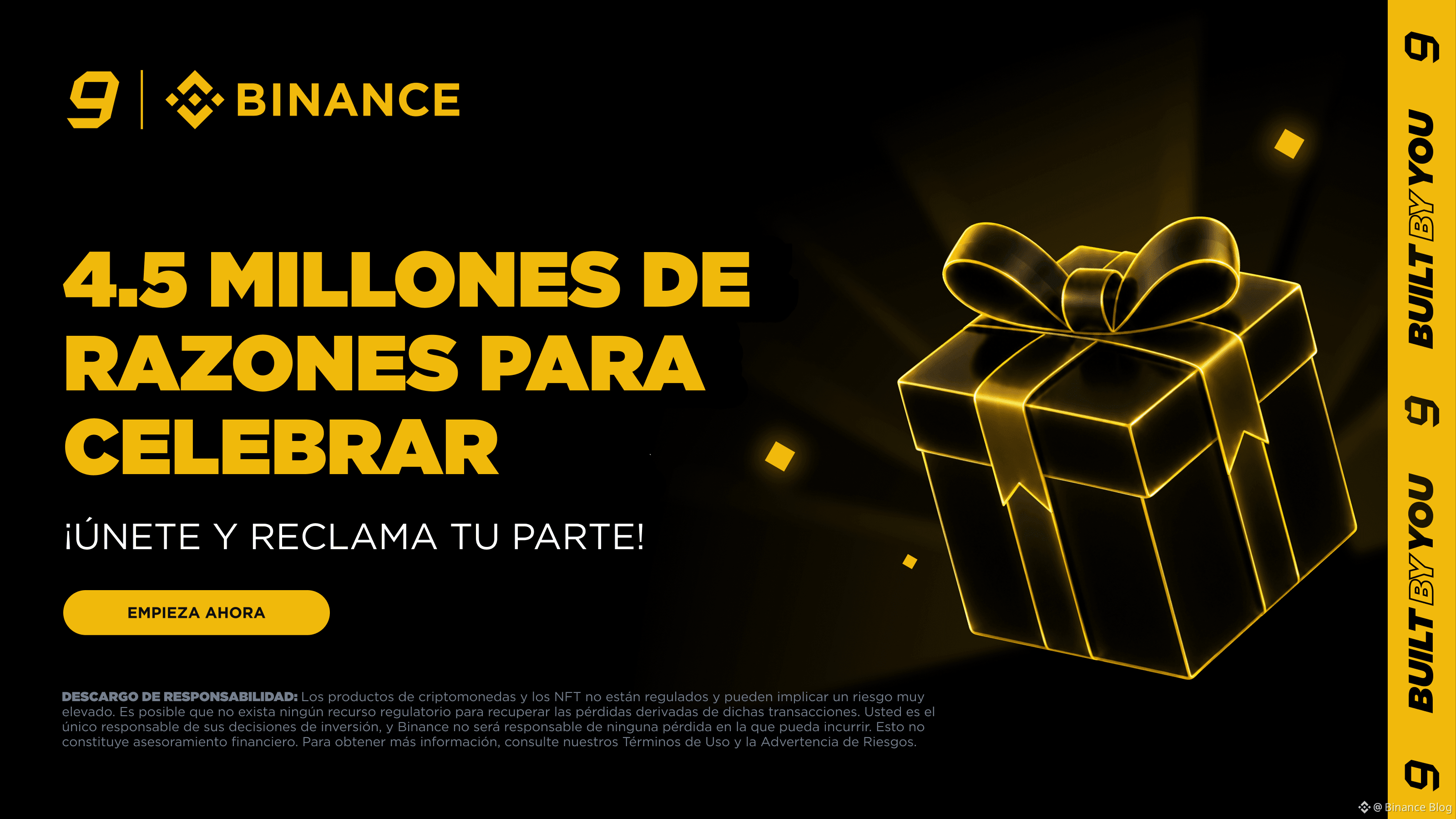 Celebrate Binance's 9th anniversary with over $4.5 million in
