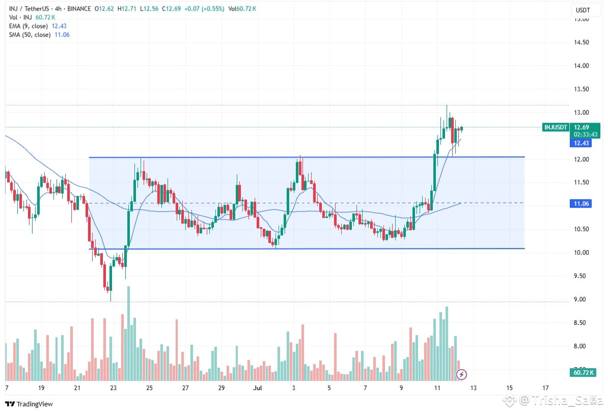 Thoughts on #INJ $INJ has cleanly broken out of the horizo | Trisha ...