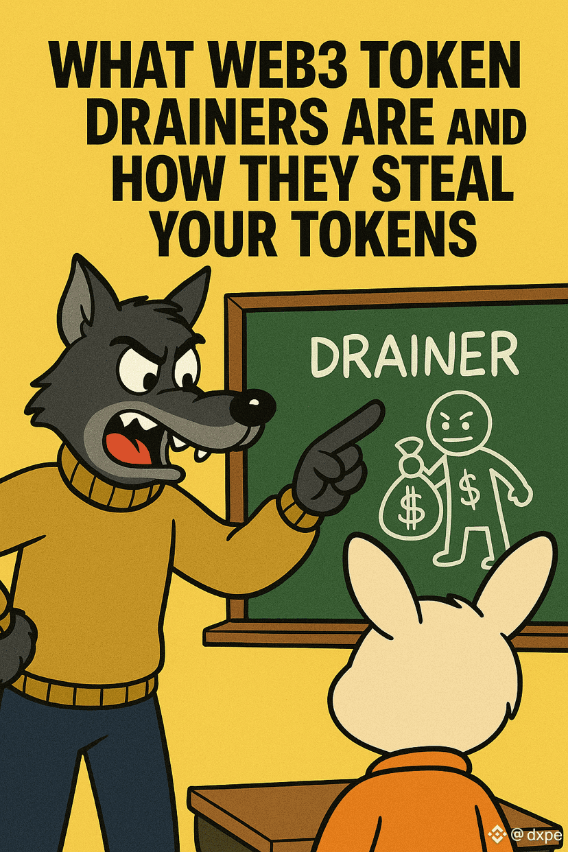 Что такое Web3 Drainers и как они крадут ваши токены Draine | XPGift на  Binance Square