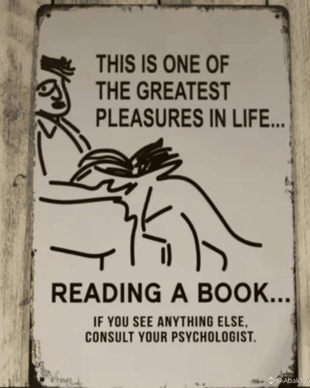 📚😏 ONE OF THE GREATEST PLEASURES IN LIFE… — Reading a | Abak17