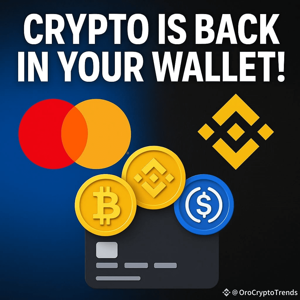 MastercardStablecoinCards Mastercard x Binance Are Back — | OroCryptoTrends  on Binance Square