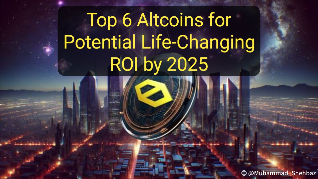Top 6 Altcoins for Potential Life-Changing ROI by 2025 | Shehbaz Crypto  Insights on Binance Square