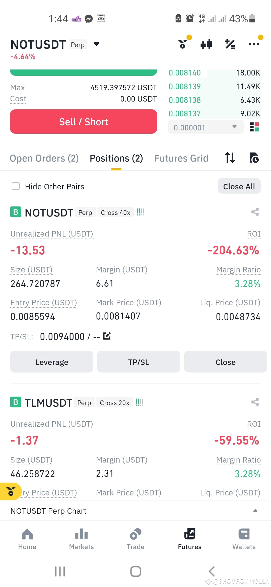 Notusdt #NOTUSDT🚨 Hold Or Close? | SHOUROV MOLLA on Binance Square