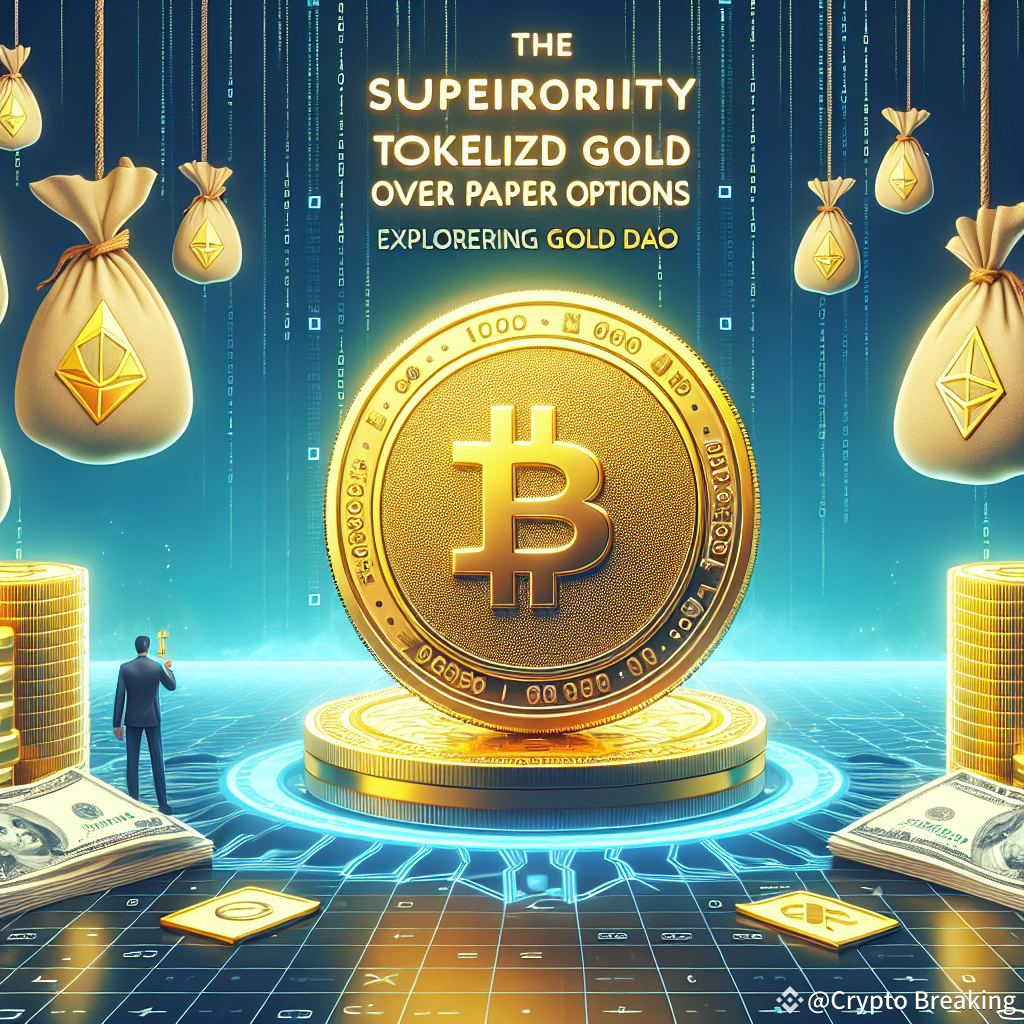 The Superiority of Tokenized Gold Over Paper Options: Exploring Gold DAO |  Crypto Breaking on Binance Square