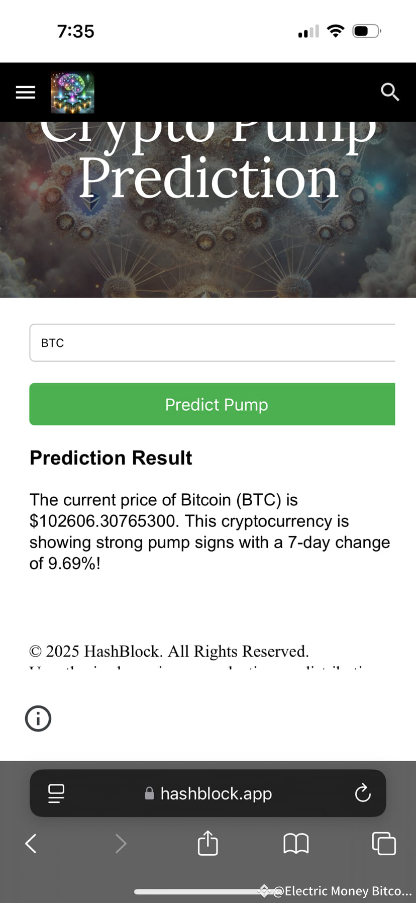 I see good prediction for Bitcoin, see the screenshot below. | Electric ...
