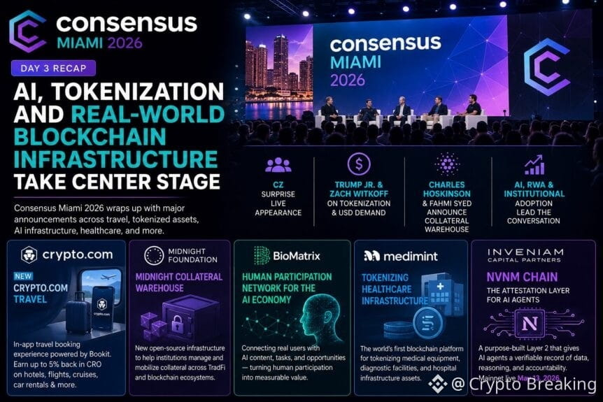Consensus Miami Day 3 Highlights: Ai, Tokenization And Real-World Blockchain Infrastructure Take Center Stage