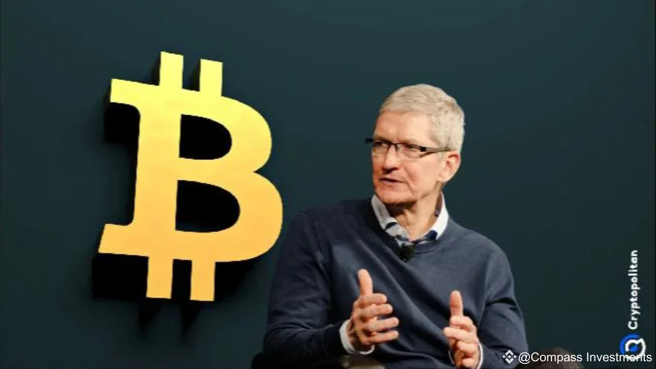 Apple CEO Tim Cook revealed his three-year holdings of the cryptocurrency｜  | Compass Investments on Binance Square
