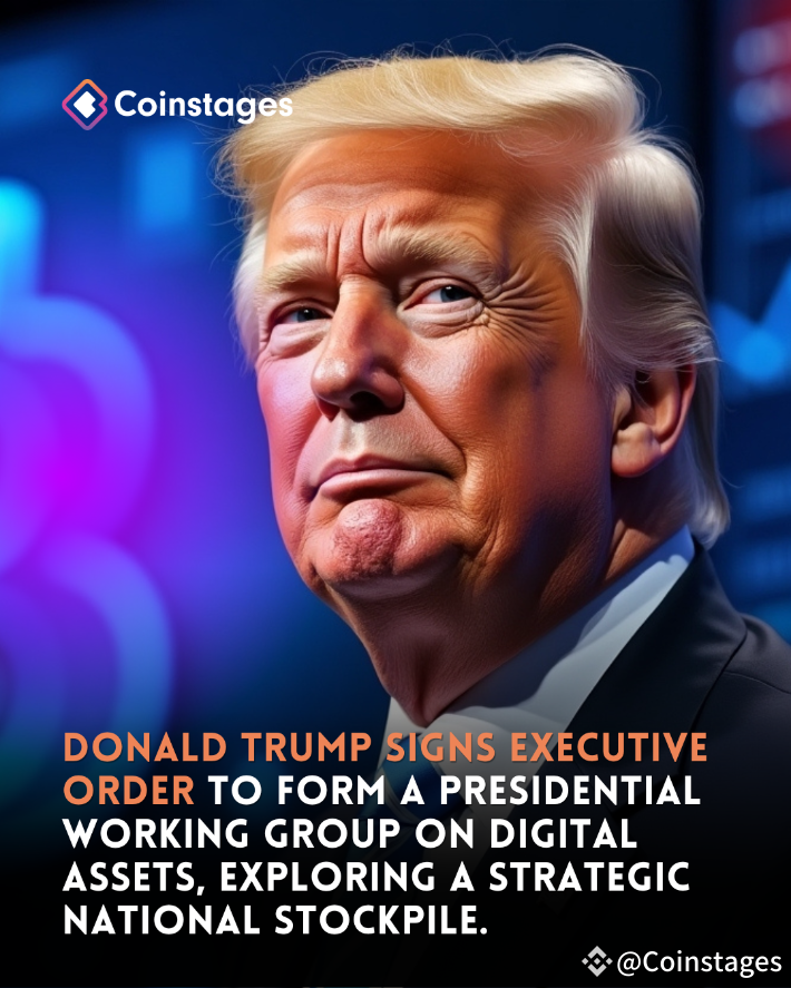 🚨Donald Trump signs executive order to form a Presidential | Coinstages ...