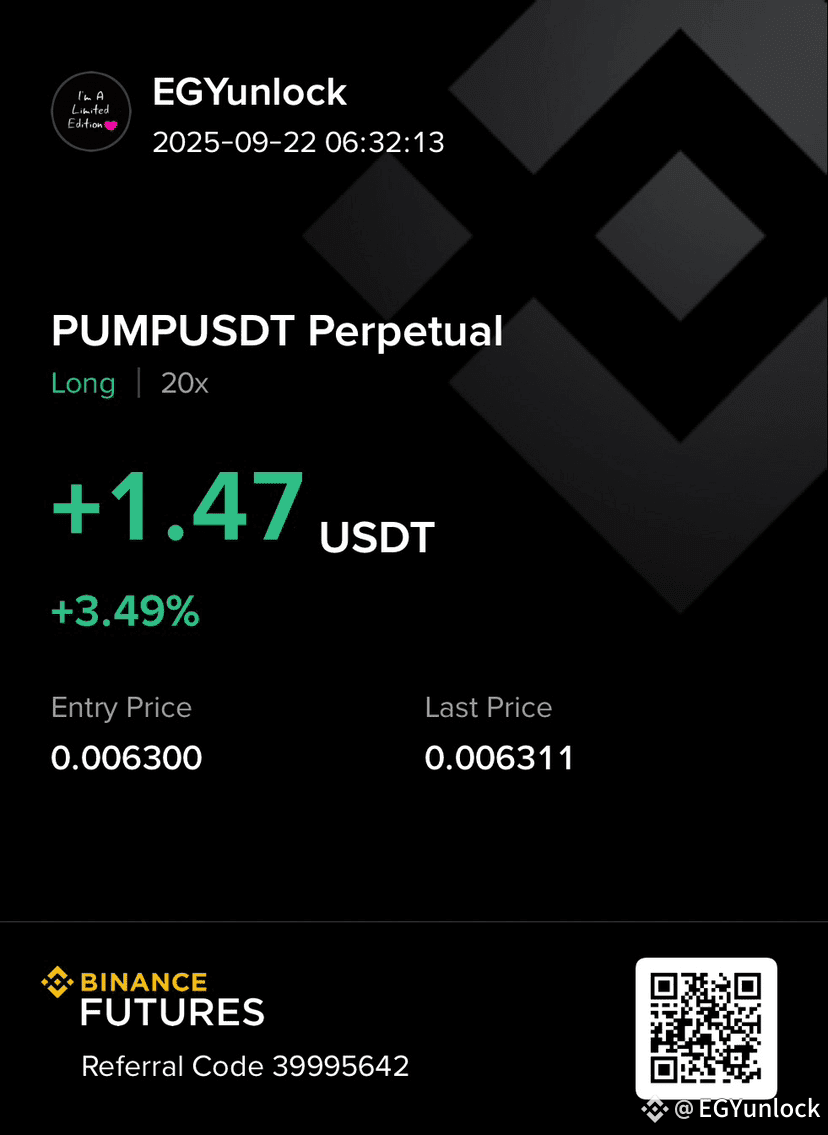 Go long $PUMP price 0.063 ST: 0.056 Good luck | EGYunlock on Binance Square