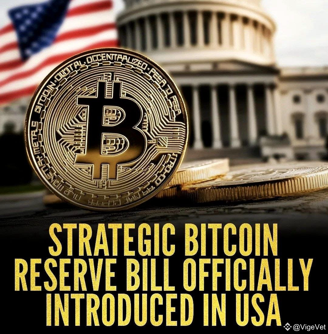 ✨Strategic Bitcoin Reserve Bill Officially Introduced in | VigeVet on  Binance Square