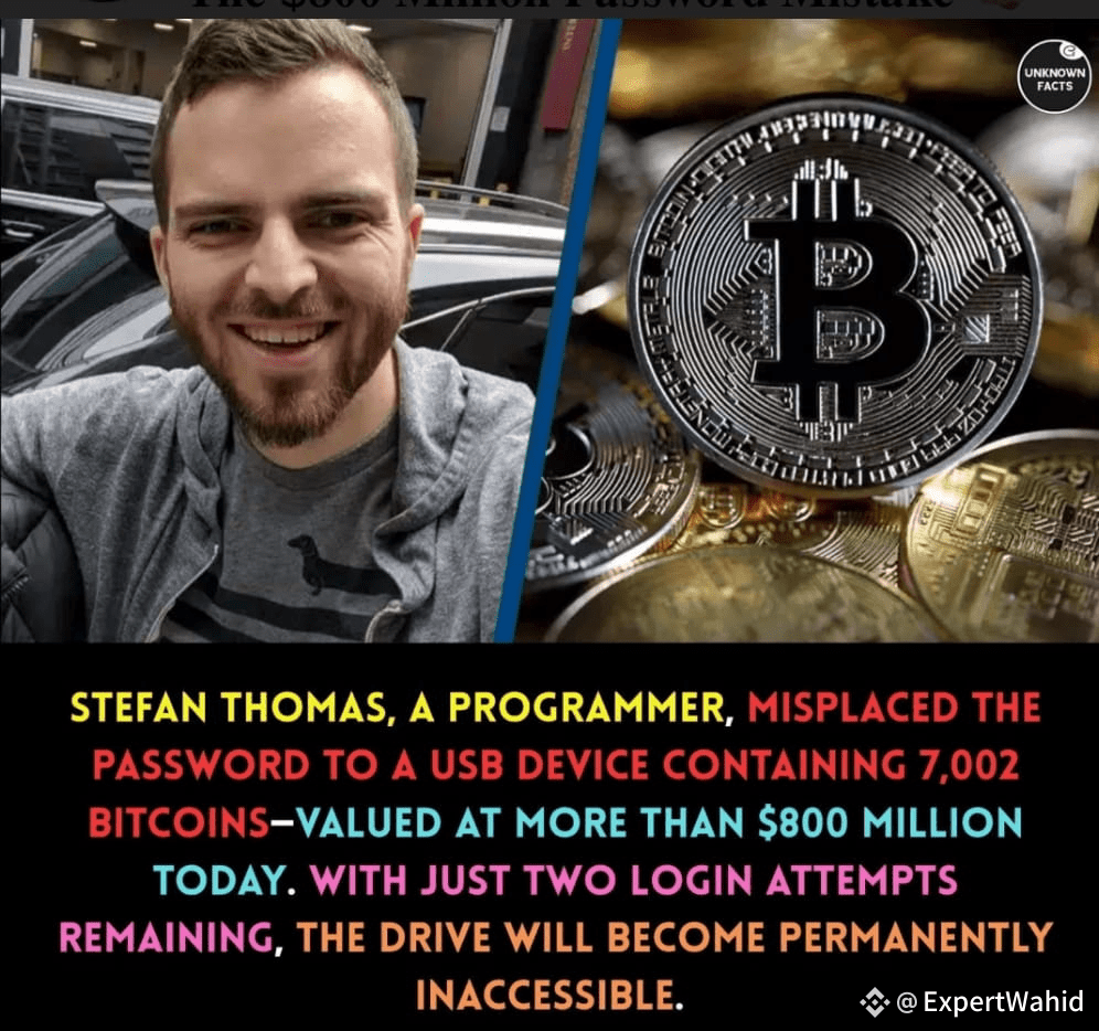 🧠💀 The $800 Million Bitcoin Password Mistake – A Crypto | Expert Wahid  crypto on Binance Square