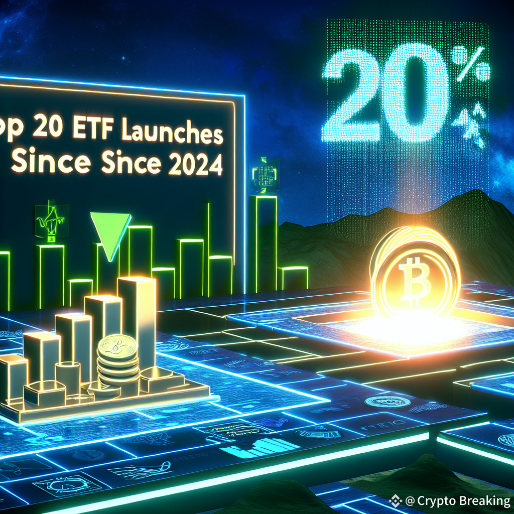 Top 20 Etf Launches Since 2024: Crypto Dominates With 50% Share