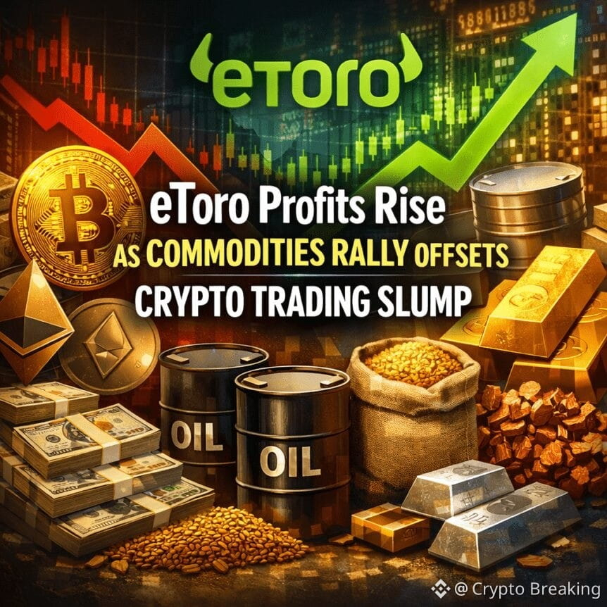 Etoro Profits Rise As Commodities Rally Offsets Crypto Trading Slump
