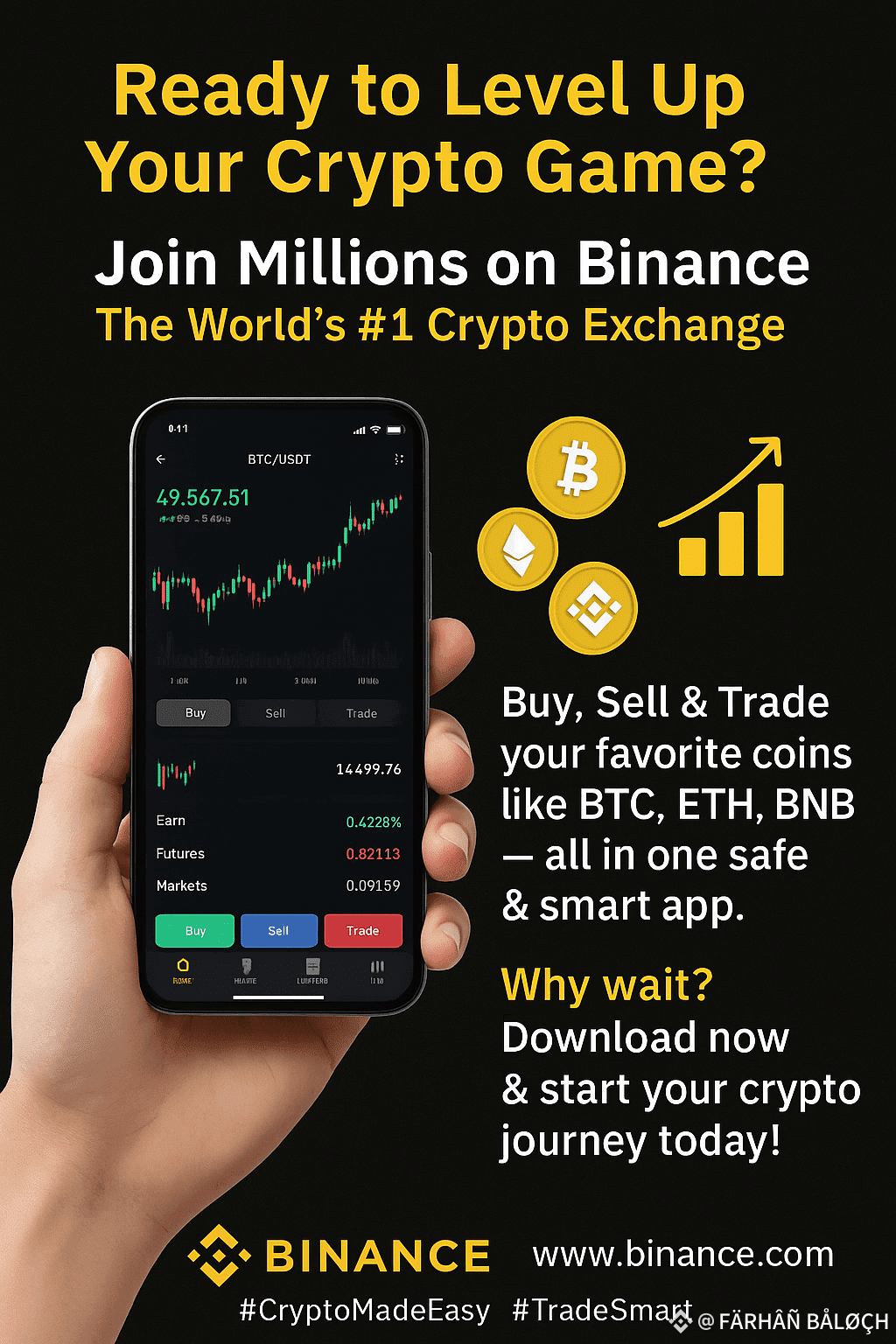 New to Crypto? Here Are 3 Best Coins for Beginners to Start | FÄRHÂÑ BÅLØÇH  on Binance Square