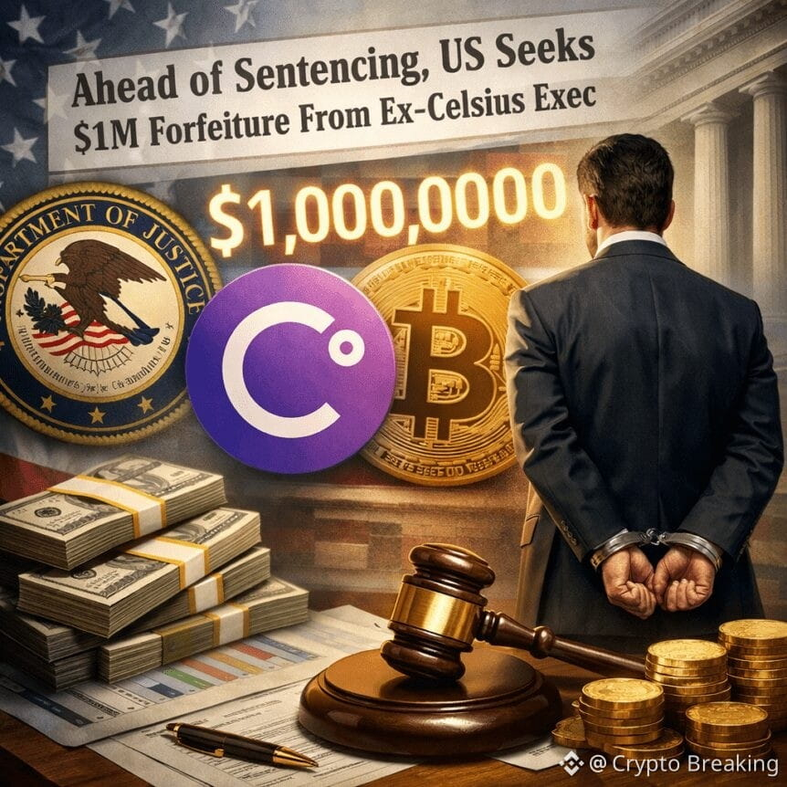 Ahead Of Sentencing, Us Seeks $1m Forfeiture From Ex-Celsius Exec