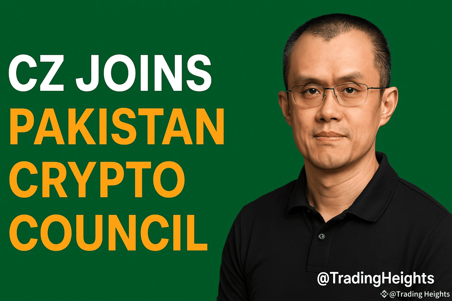 CZ Lands in Pakistan: A Bold Crypto Alliance Begins | Trading Heights on  Binance Square