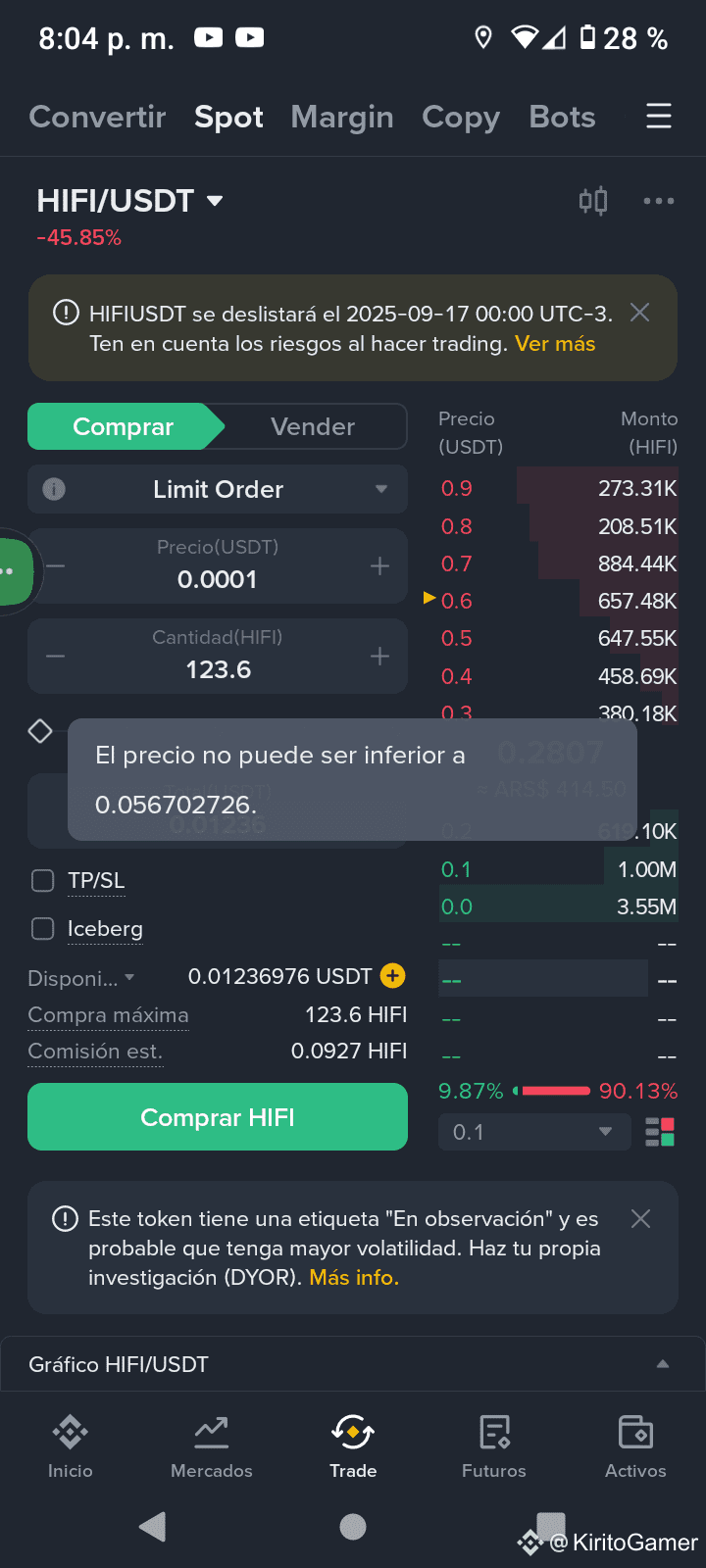 我給你發一張圖片，讓你看到無法以該價格下購買訂單，看看最低價格是多少才能下購買訂單，試試看，結果會和之前一樣|