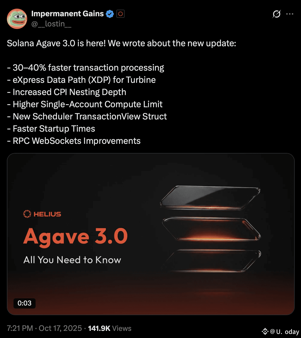 Solana nears Agave 3.0 upgrade