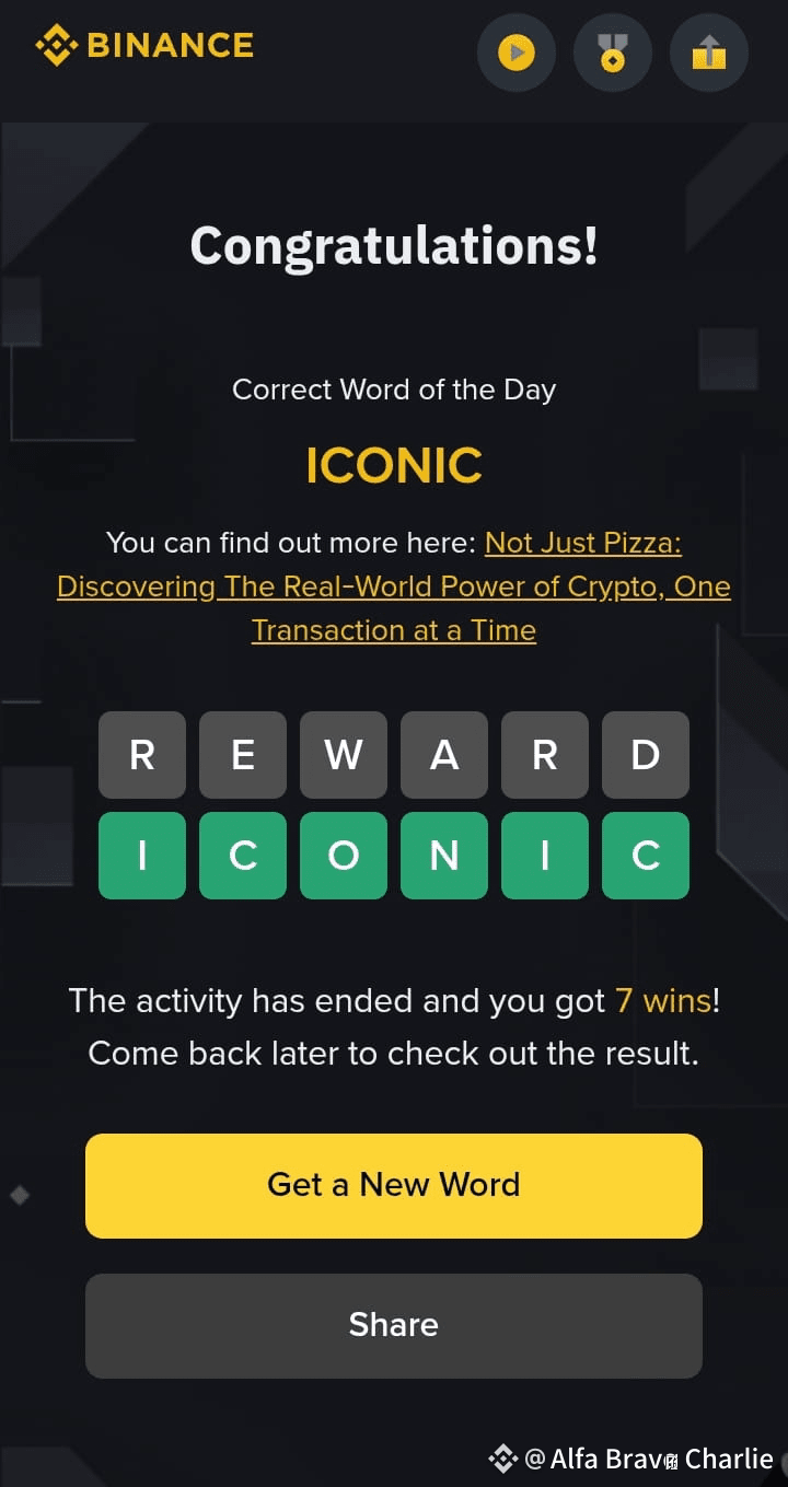Binance Palabra del Día: Respuesta de 6 Letras para el 25 de | Alfa Bravo  Charlie en Binance Square
