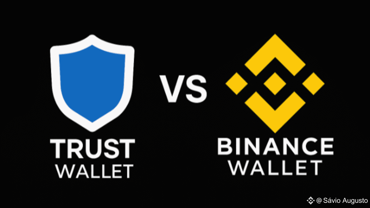 Trust Wallet和Binance Wallet之间有什么区别？ | Sávio Augusto发布于币安广场