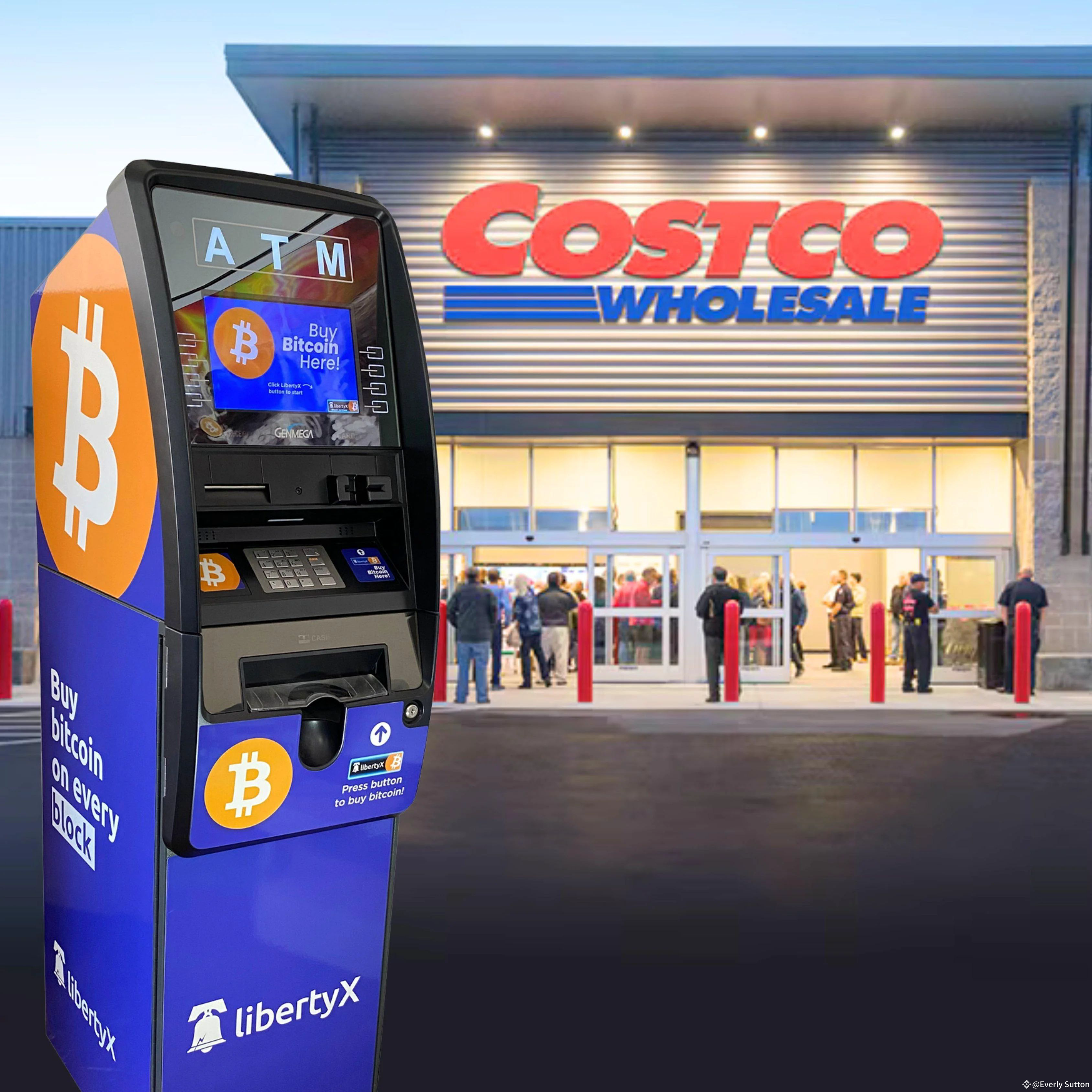 🚨🚨 BREAKING: Costco is installing LibertyX Bitcoin ATMs at | jukki on  Binance Square
