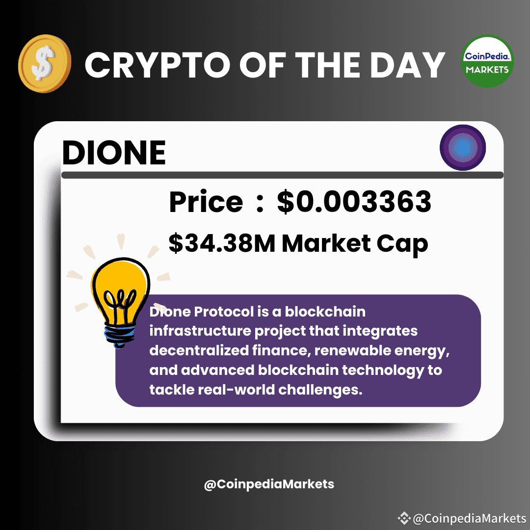 Latest #dione News, Opinions and Feed Today | Binance Square