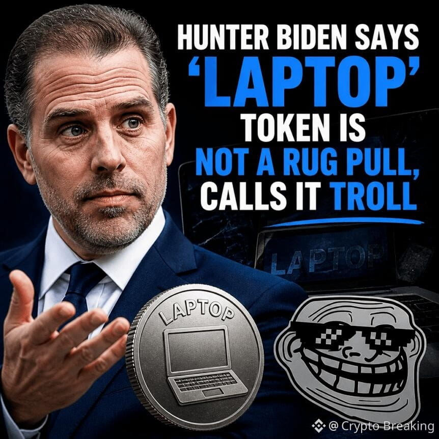 Hunter Biden Says ‘laptop’ Token Is Not A Rug Pull, Calls It Troll
